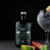 The Gin To My Tonic No.2 Watermelon Gin Perfect serve on a black background