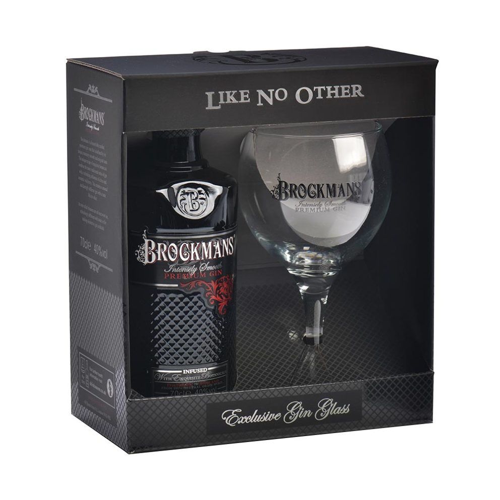 Brockmans Gin 70cl Gift Pack