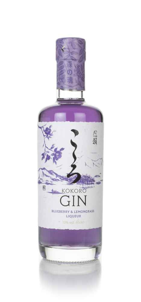 Kokoro Gin Blueberry Lemongrass Liqueur 50cl Liqueur