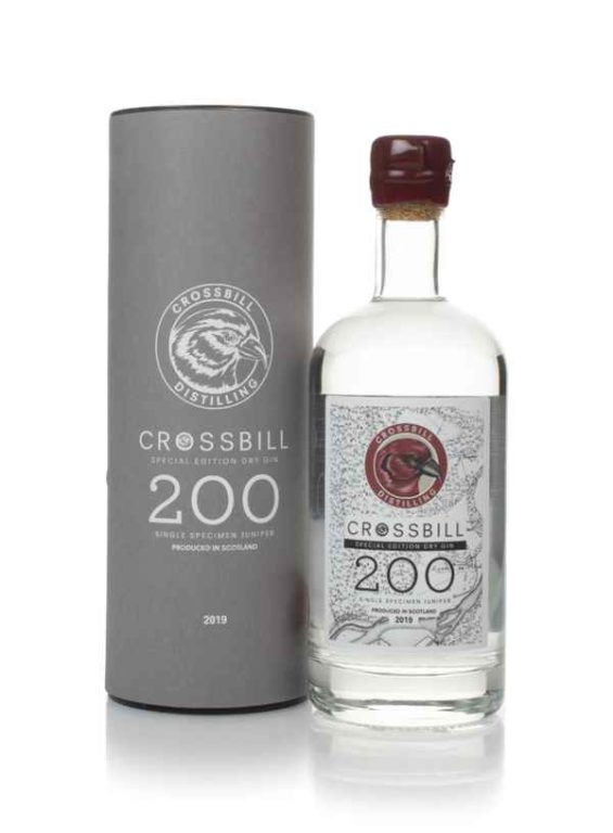 Crossbill Special Edition Dry Gin 200 Year Old Single Specimen Juniper 2019 Release Gin