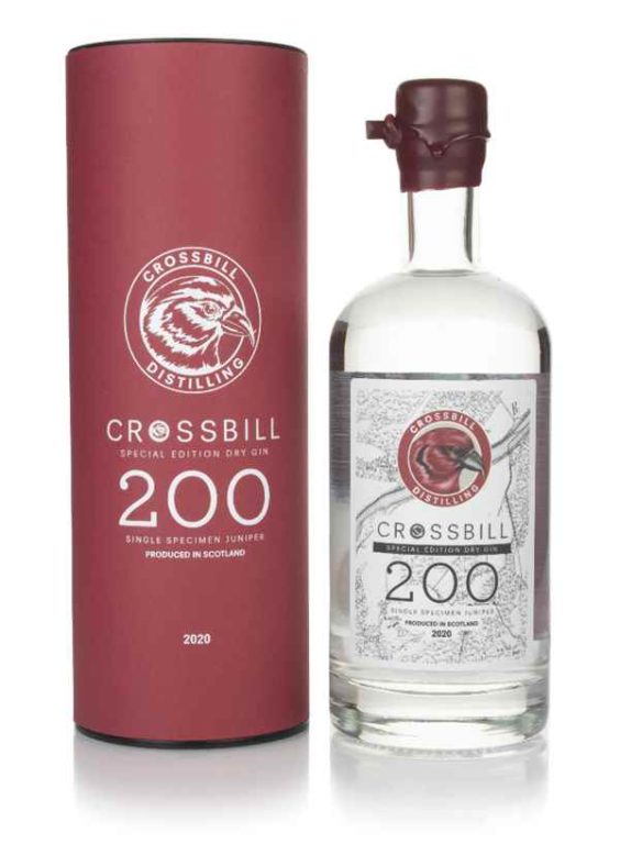 Crossbill Special Edition Dry Gin 200 Year Old Single Specimen Juniper 2020 Release Gin