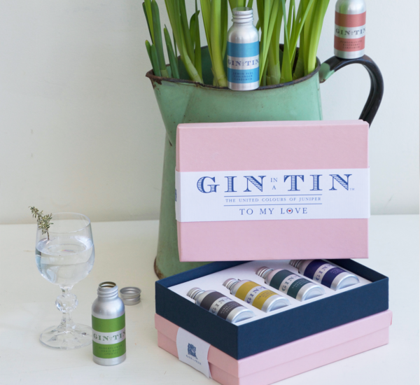 Gin In A Tin Box Set Of 4 Love Collection Main Image 2 4