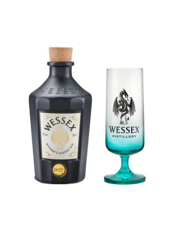 Wessex Wyvern Classic Gin And Glass