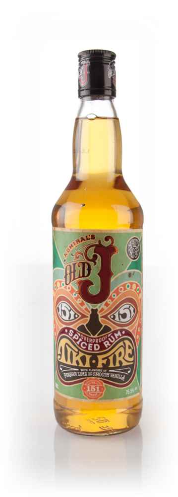 Admiral Vernons Old J Tiki Fire Spiced Rum