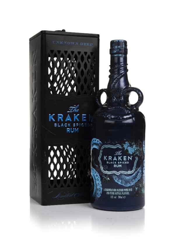 The Kraken Black Spiced Rum Deep Sea Bioluminescence Rum