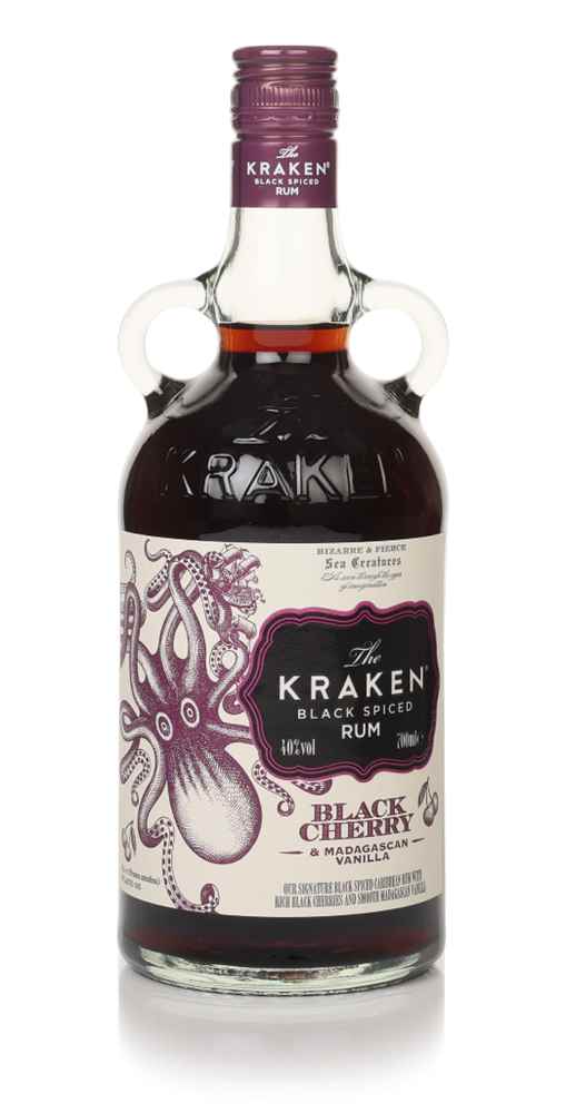 The Kraken Black Spiced Rum Black Cherry And Madagascan Vanilla Rum