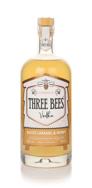 Three Bees Salted Caramel And Honey Vodka