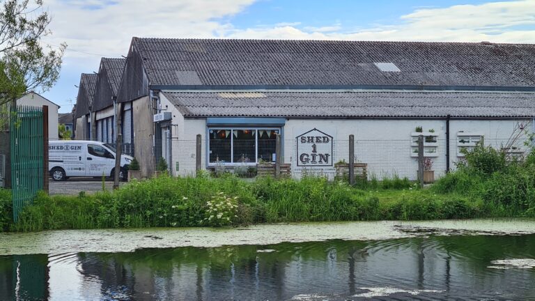 Shed One Distillery From Canal