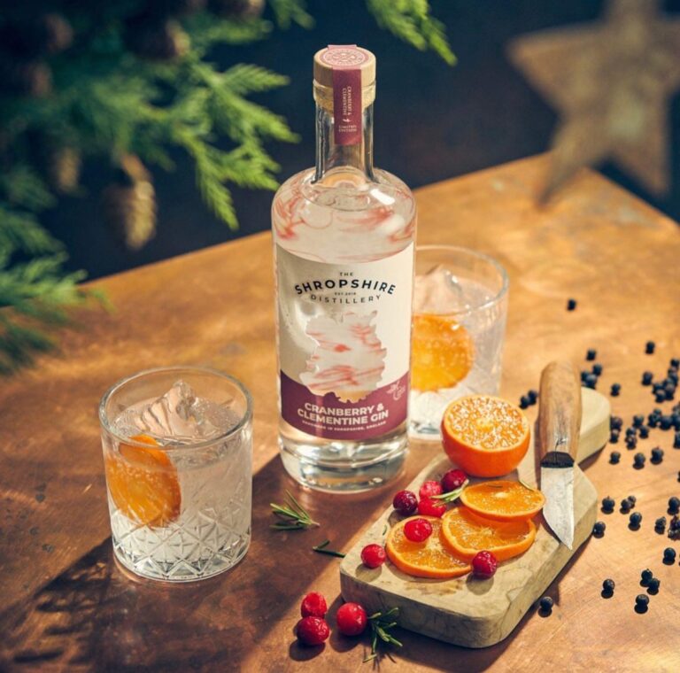 Shropshire Distillery Cranberry and Clementine Gin