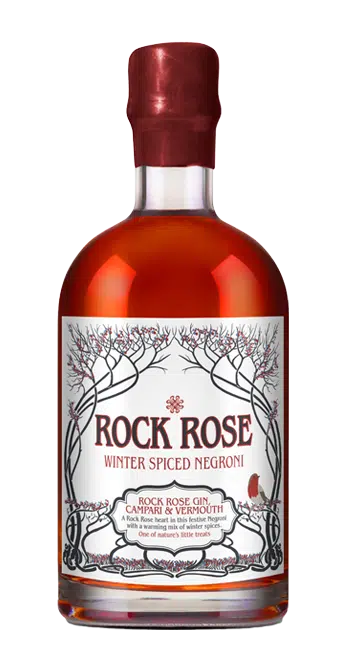 Winter Spiced Negroni Rock Rose Gin Christmas Cocktail 1